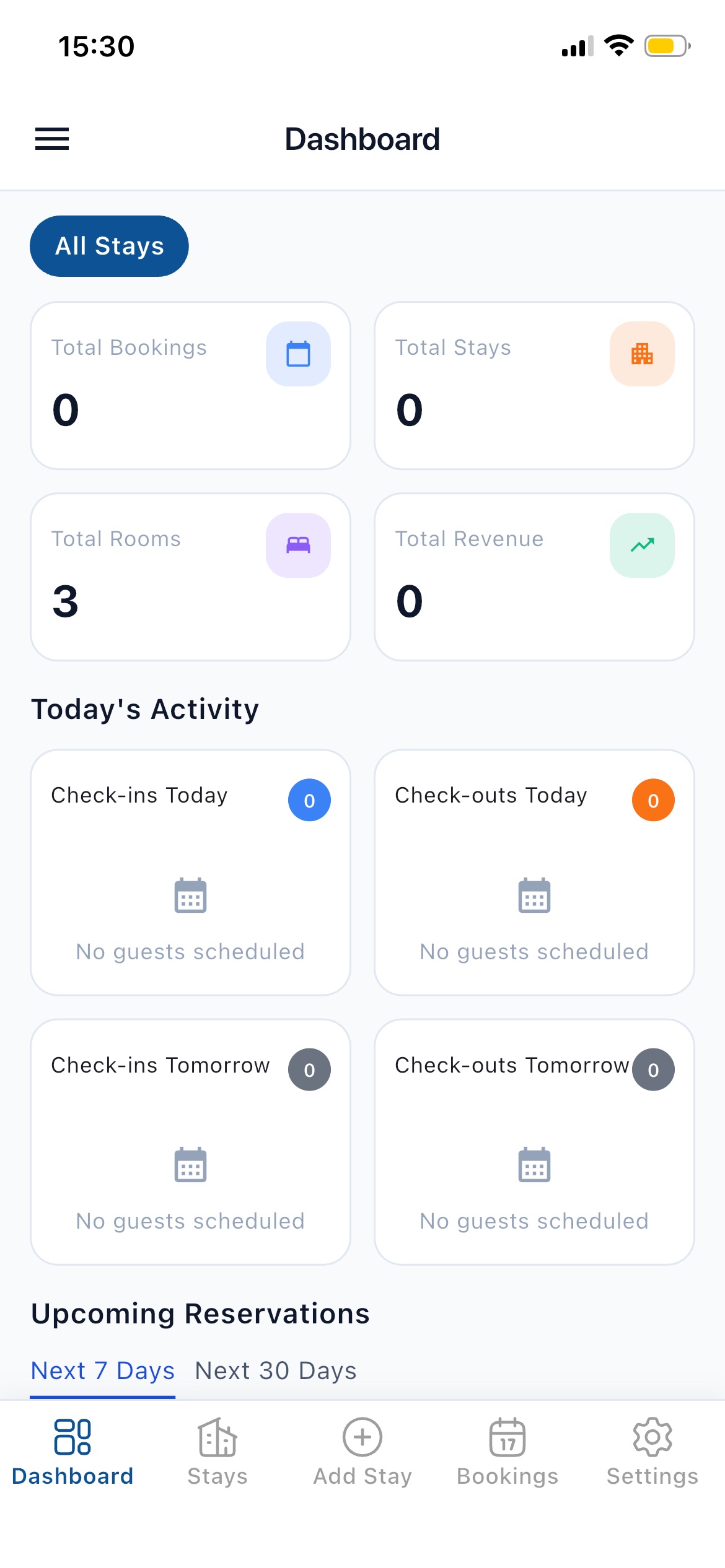 Tuvexa provider app dashboard
